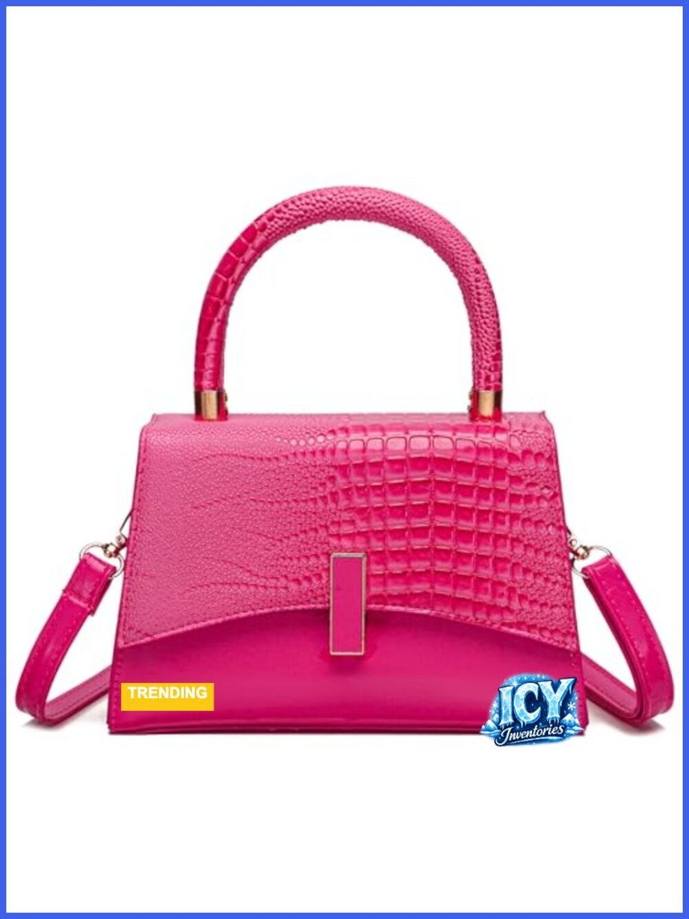 Women's Small Crossbody Bag Vegan Leather Satchel Purse